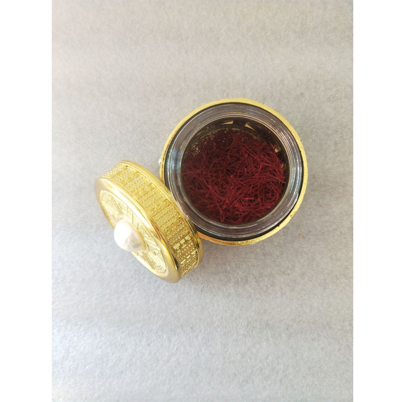 Saffron Pearl Packaging Bottle Cream Glass Bottle