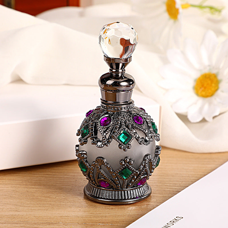 Fashion Diamond-Encrusted Jewelry Dubai Essential Oil Bottles (Empty Refill Bottles)
