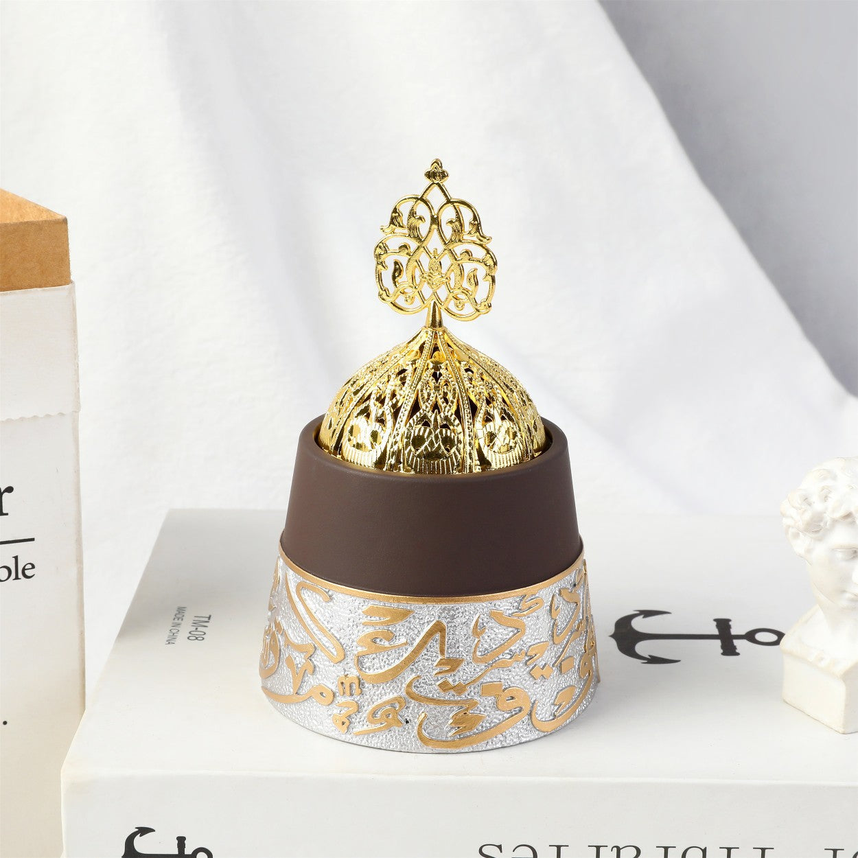 Arab Middle East Stylish Resin Incense Burner Home Decor Piece