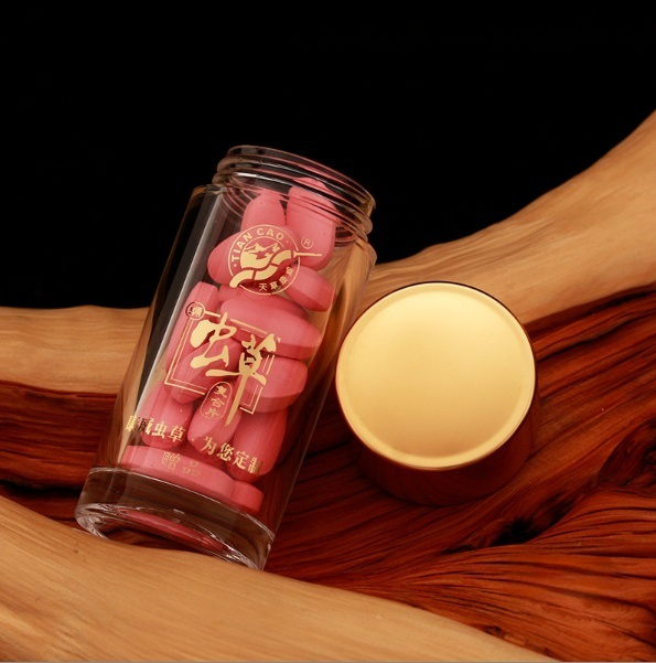 Saffron health product bottle