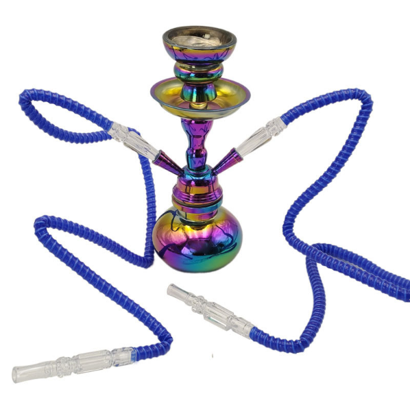 Hot-selling new style bar colorful Arabic hookah, small-sized double-tube hookah