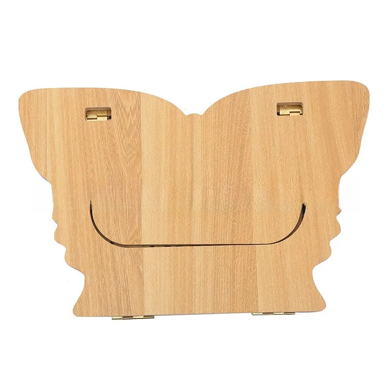 Butterfly Pattern Foldable Wooden Quran Bookstand