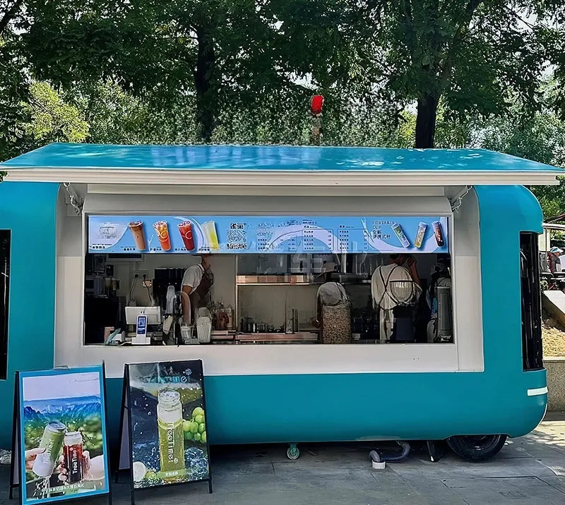 Multi-functional Mobile Kiosk，Outdoor Food Truck