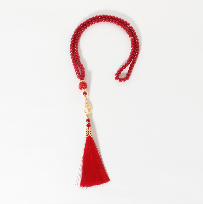 Islamic prayer beads bracelet, Muslim 99-bead prayer beads