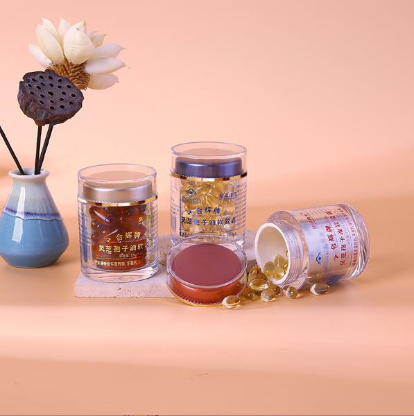 Food Sealed Jar, transparent acrylic, for dendrobium and saffron, thickened, with inner liner