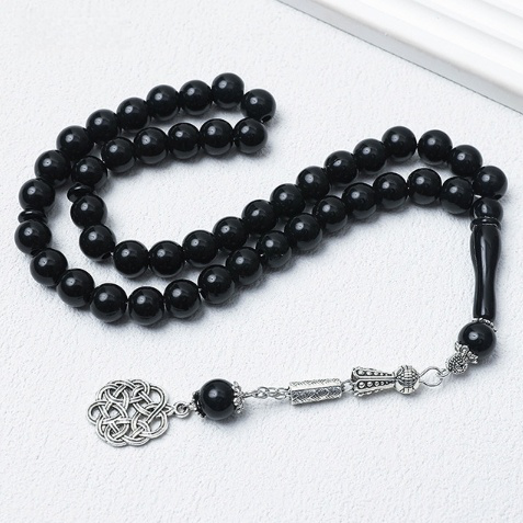 Bottom alloy prayer beads, Cook prayer beads, worship rosary, 45-bead string, Muslim prayer beads
