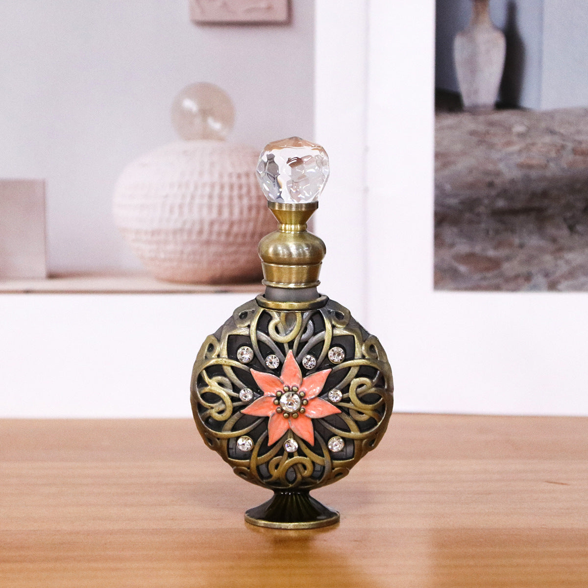 10ml Hand-painted Diamond-encrusted Perfume Essential Oil Bottle