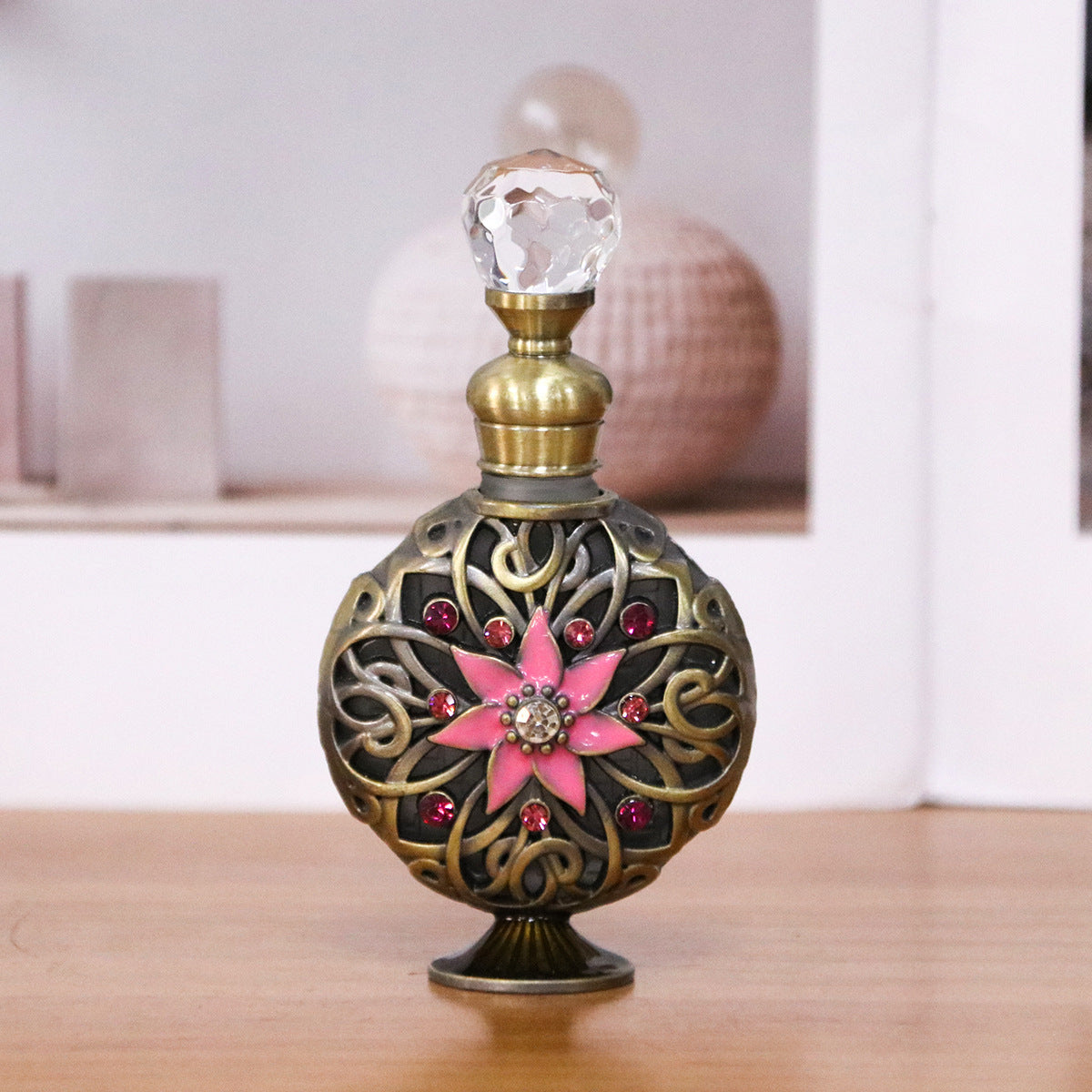 10ml Hand-painted Diamond-encrusted Perfume Essential Oil Bottle
