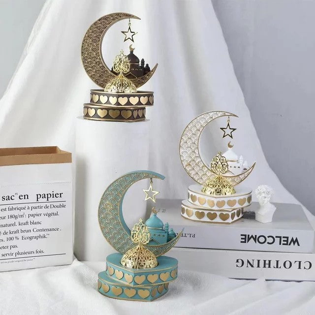 Arab Moon Design Incense Burner Ornament