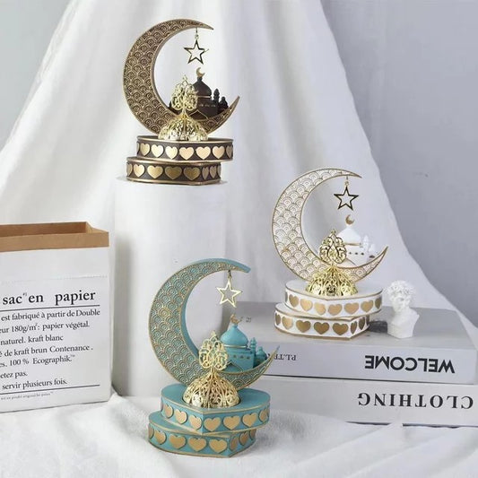 Arab Moon Design Incense Burner Ornament