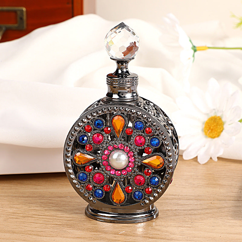 12ml Luxury Diamond-Embedded Dubai Perfume Bottle Lotion Refillable Bottle