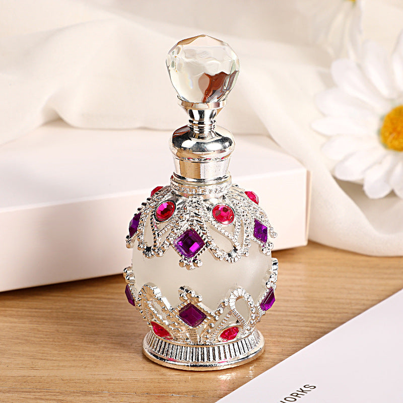 Fashion Diamond-Encrusted Jewelry Dubai Essential Oil Bottles (Empty Refill Bottles)
