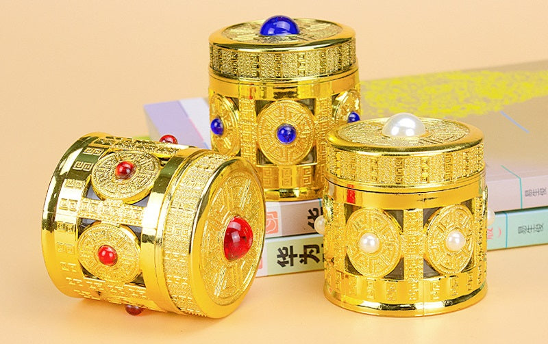 Middle East Style Saffron Pearl Glass Bottle