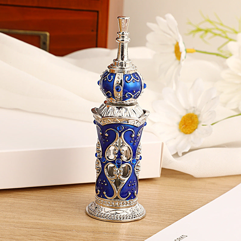 12ml Floral Perfume Oil Vial, Arabic-Style Essential Oil Vial