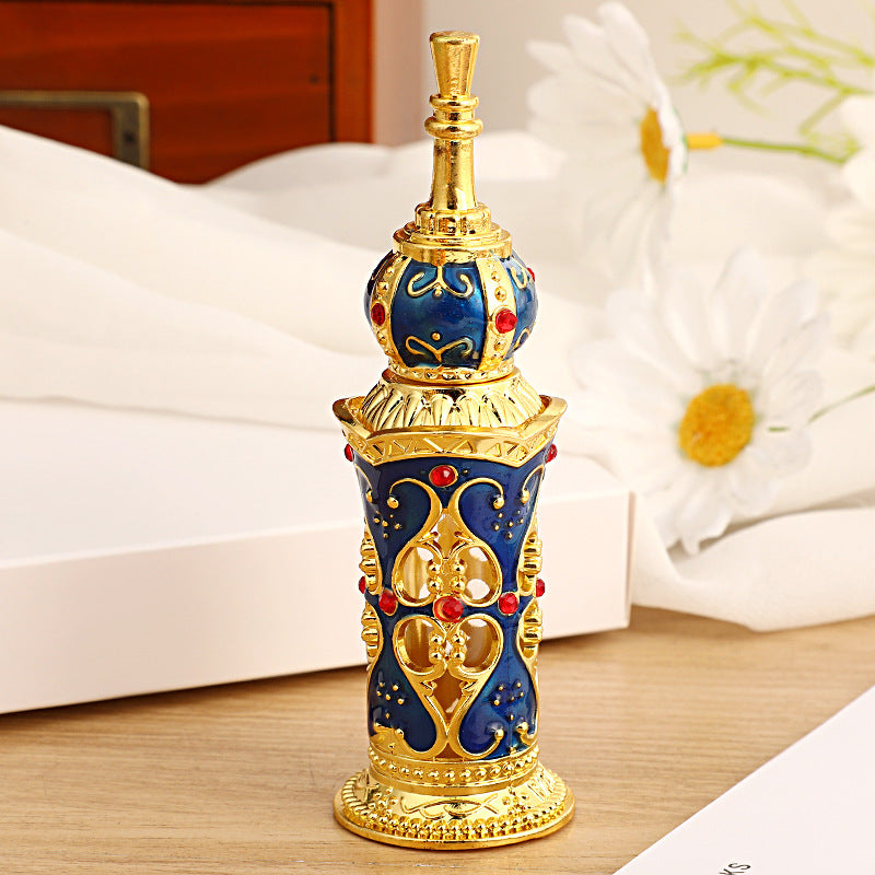 12ml Floral Perfume Oil Vial, Arabic-Style Essential Oil Vial