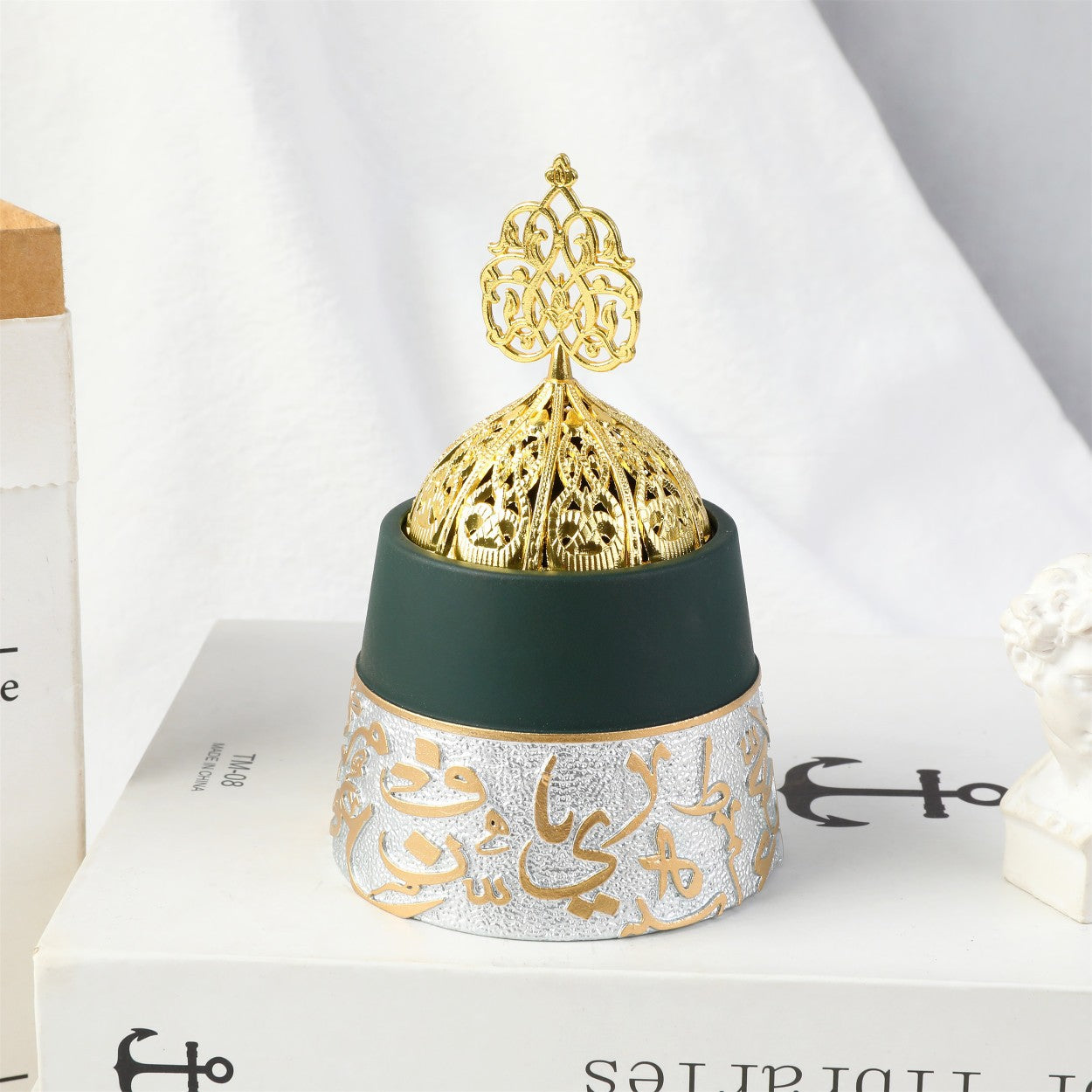 Arab Middle East Stylish Resin Incense Burner Home Decor Piece