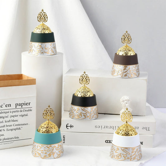Arab Middle East Stylish Resin Incense Burner Home Decor Piece