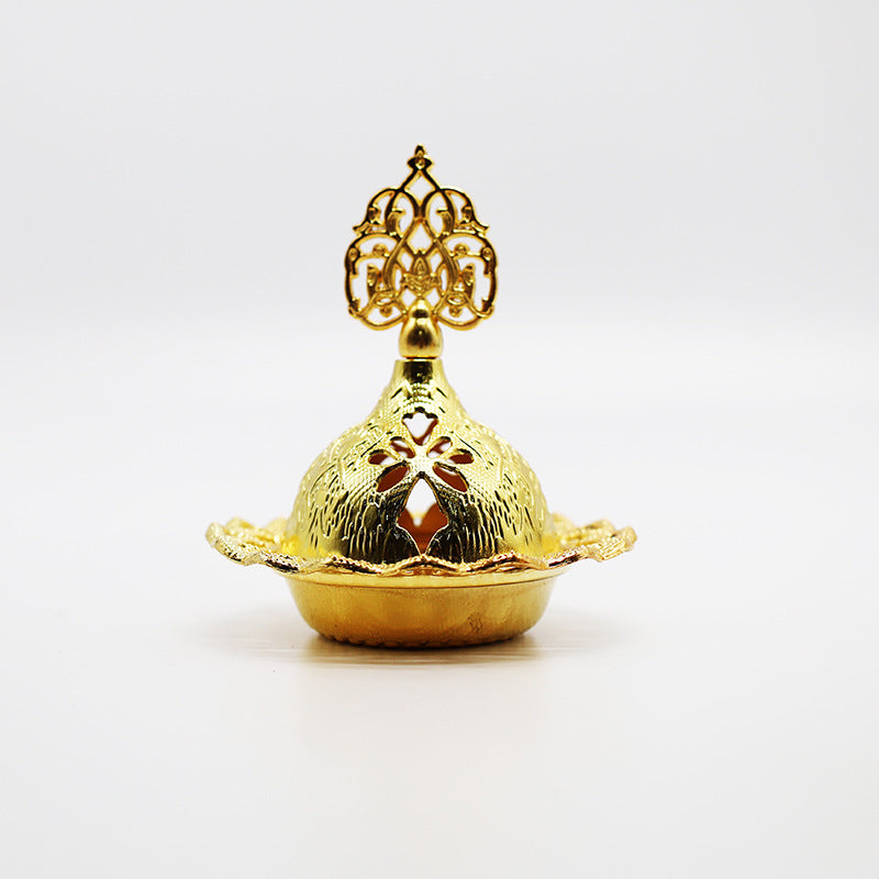 Middle East Electroplated Alloy Arabian Incense Burner Ornament