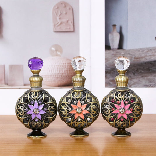 10ml Hand-painted Diamond-encrusted Perfume Essential Oil Bottle