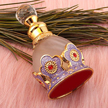Middle East Style Metal Perfume and Essential Oil Bottle