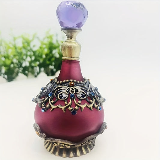 Middle East Retro Enamel Inlaid Diamond Perfume Bottle