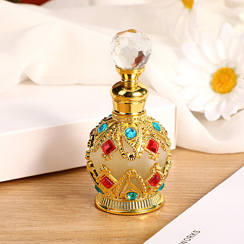Fashion Diamond-Encrusted Jewelry Dubai Essential Oil Bottles (Empty Refill Bottles)