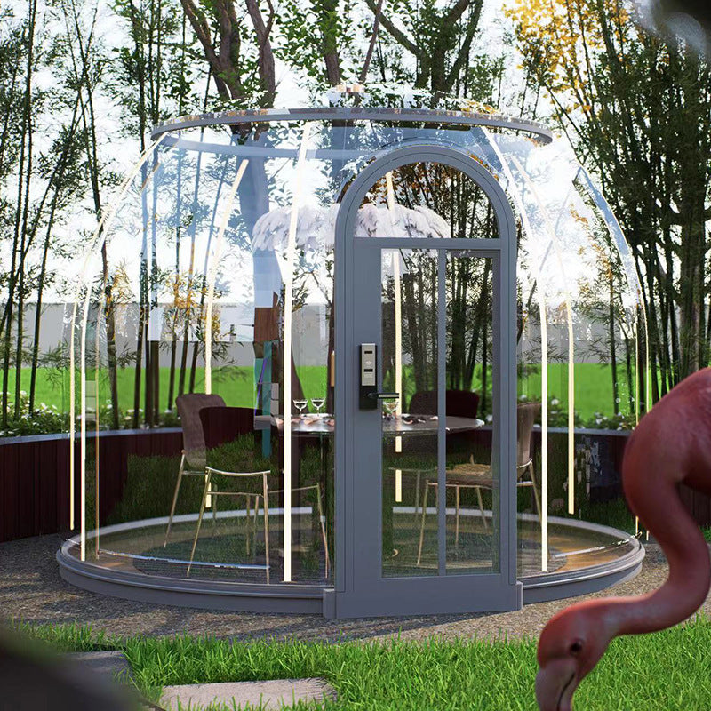 Sunroom, Mobile Outdoor Afternoon Tea Restaurant, Starry Glass House Spherical Transparent Bubble House