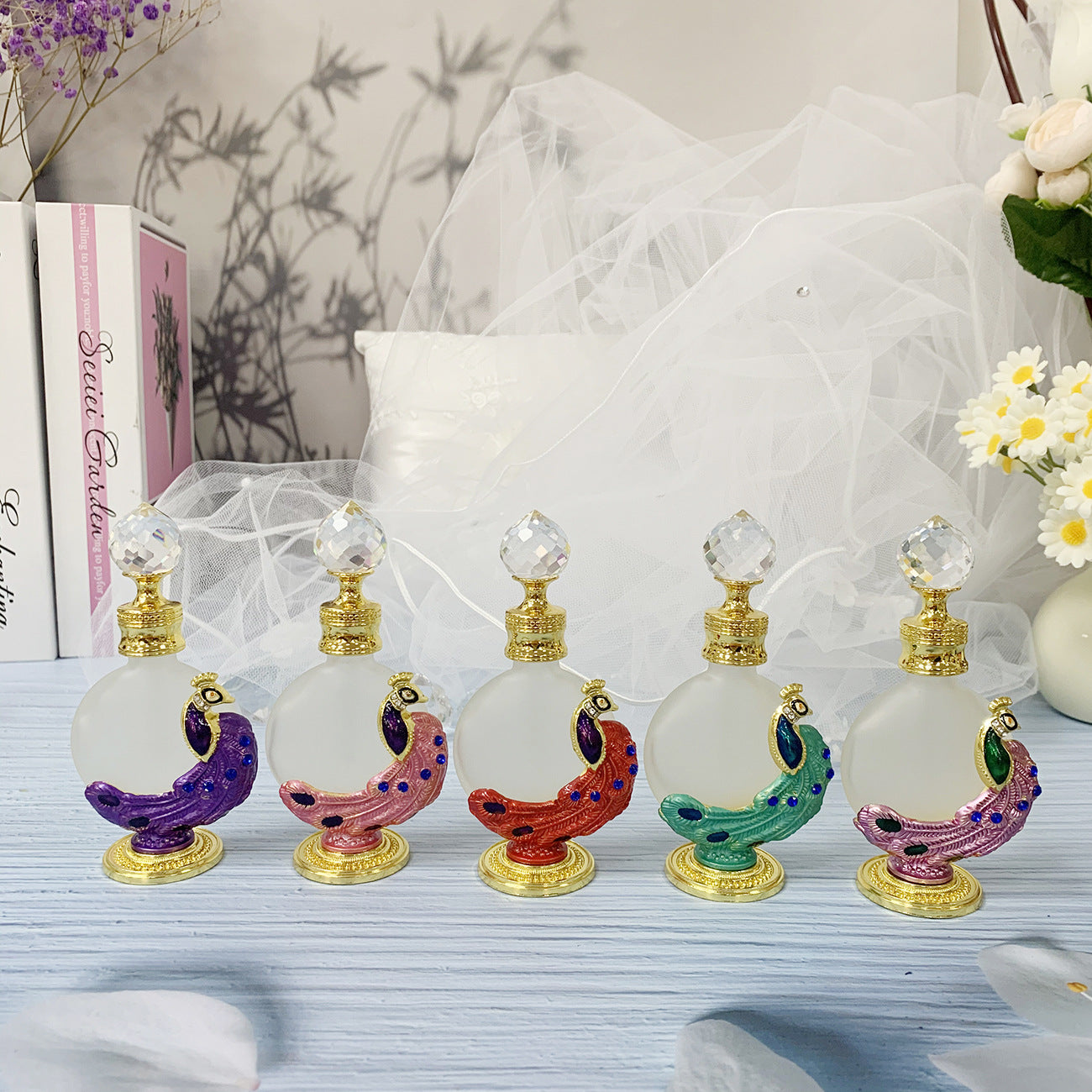 Peacock Essential Oil Refill Bottle