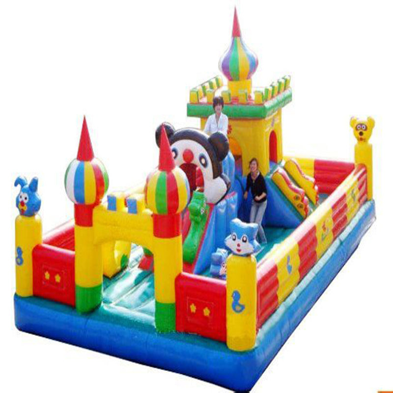Inflatable Castle Large Outdoor Air Trampoline Slide Children's Amusement Park