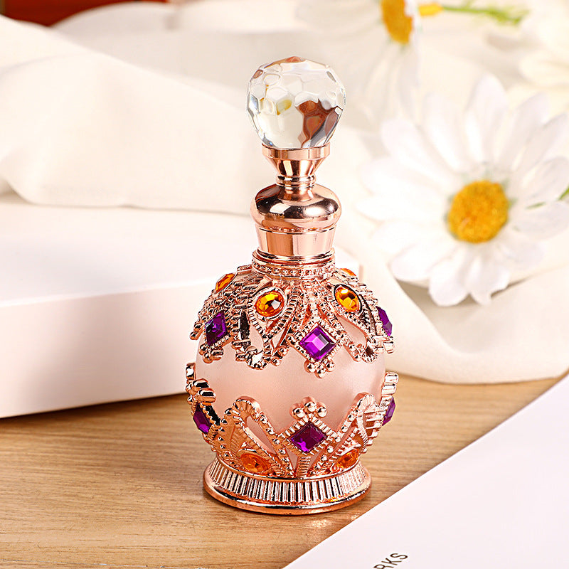 Fashion Diamond-Encrusted Jewelry Dubai Essential Oil Bottles (Empty Refill Bottles)