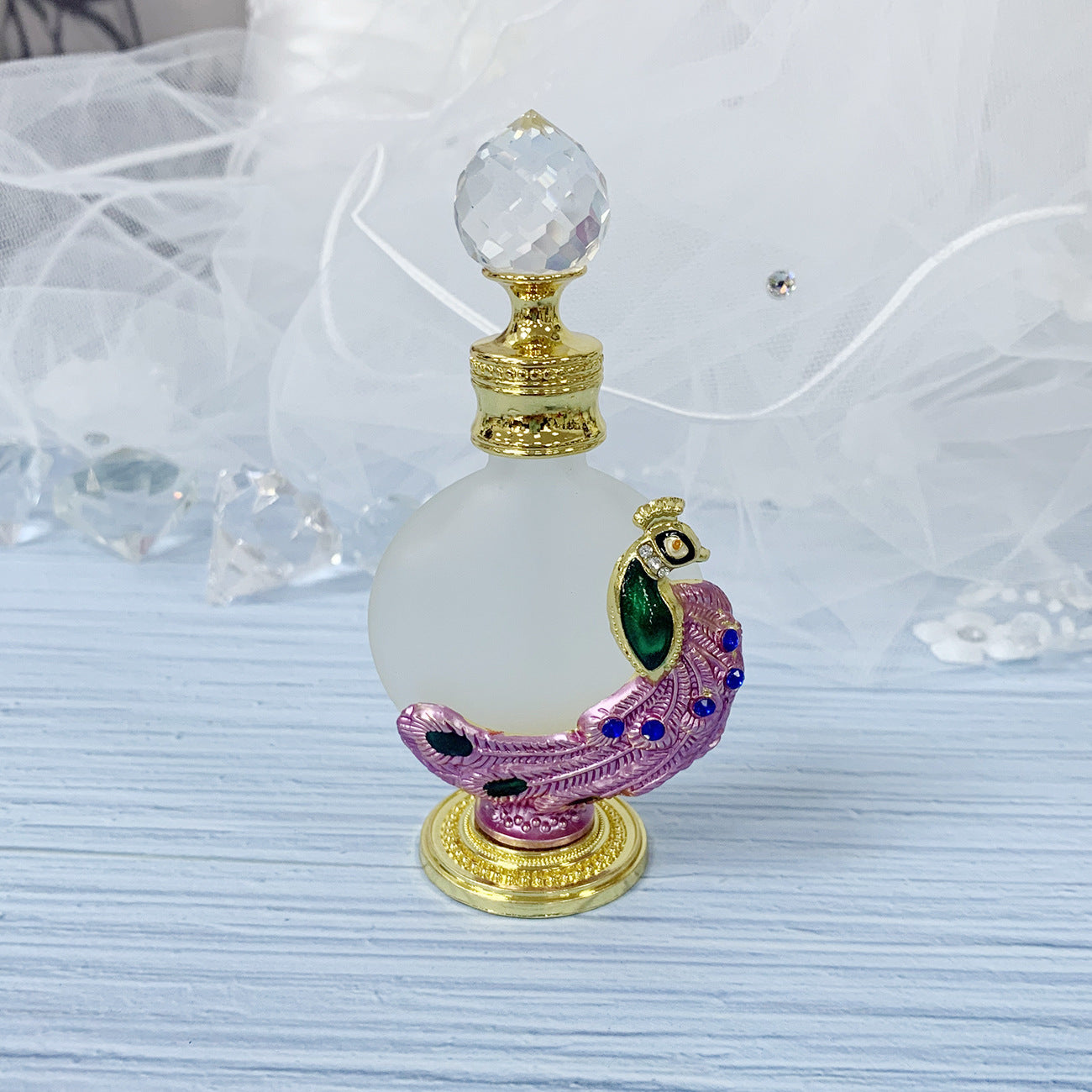 Peacock Essential Oil Refill Bottle