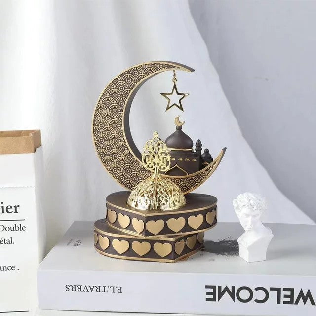Arab Moon Design Incense Burner Ornament