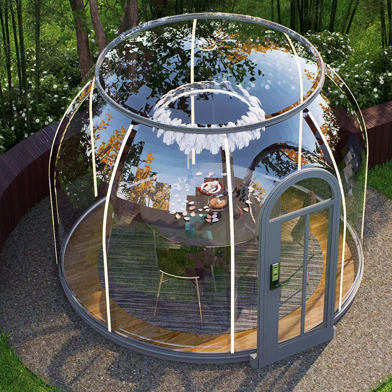 Sunroom, Mobile Outdoor Afternoon Tea Restaurant, Starry Glass House Spherical Transparent Bubble House