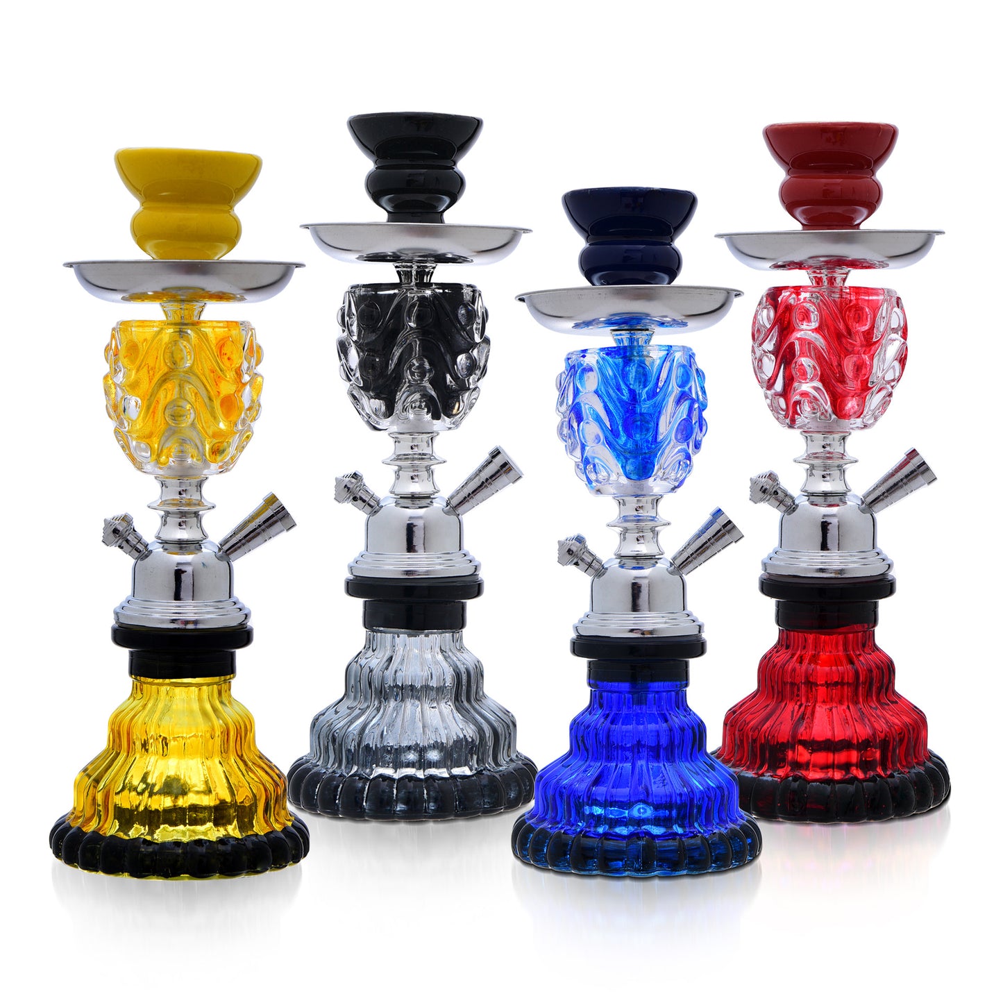 Complete Arab Glass Hookah Set