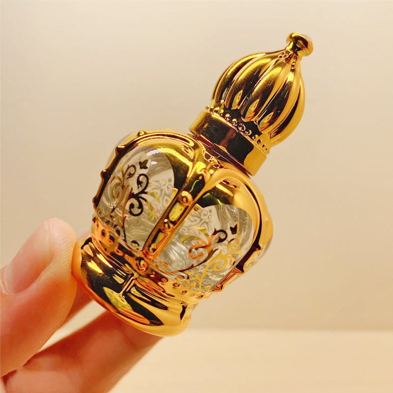 Middle East Luxury Portable Gold Rollerball Essential Oil Bottle