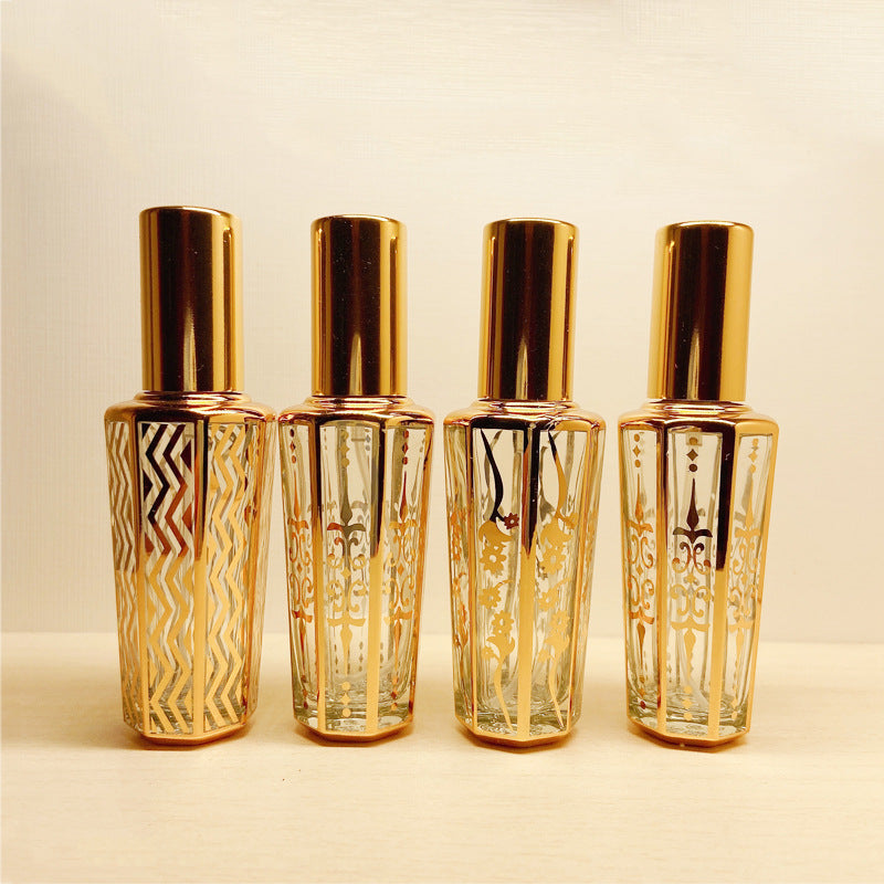 15ml Electroplated Perfume Atomizer Essential Oil Refillable Bottle