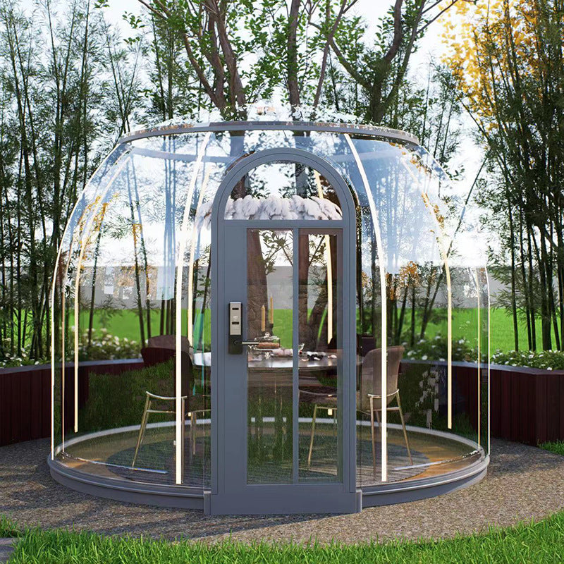Sunroom, Mobile Outdoor Afternoon Tea Restaurant, Starry Glass House Spherical Transparent Bubble House