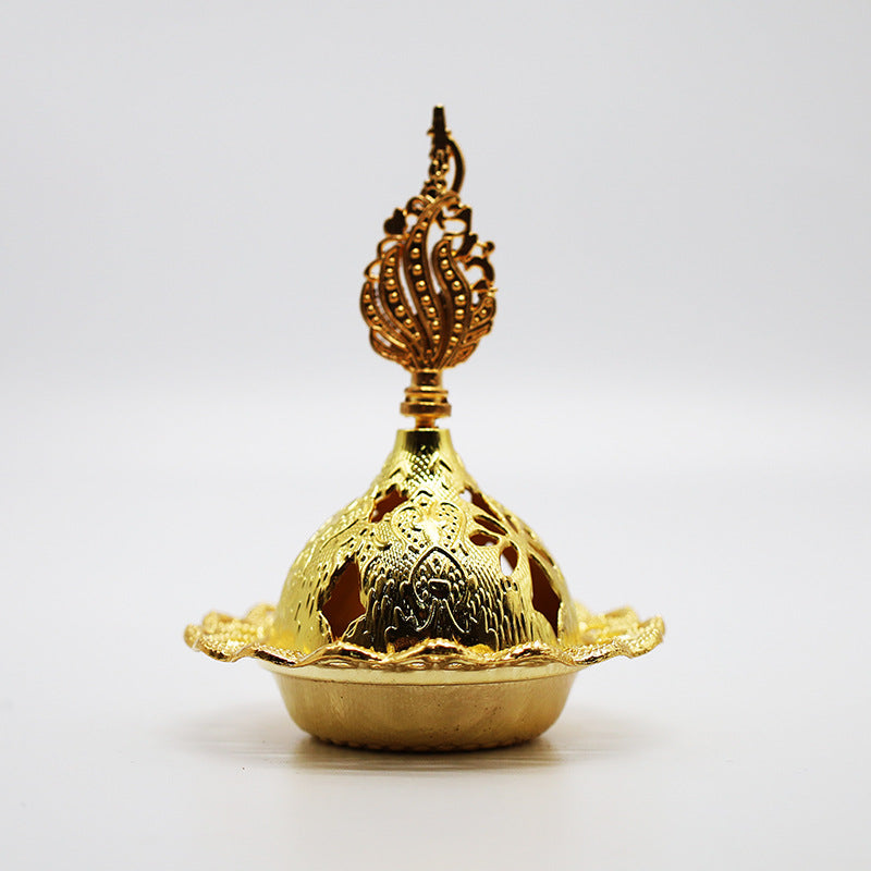 Middle East Electroplated Alloy Arabian Incense Burner Ornament