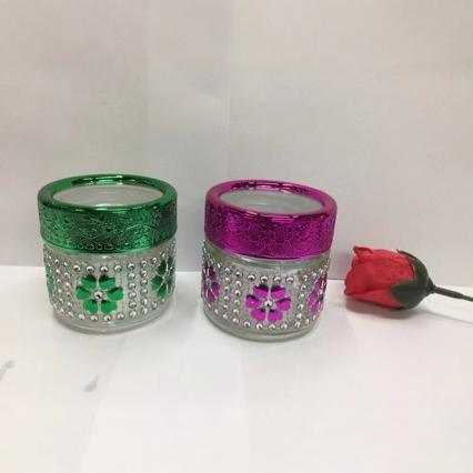 Deluxe Middle East Gold Diamond-Studded Saffron Packaging Bottle