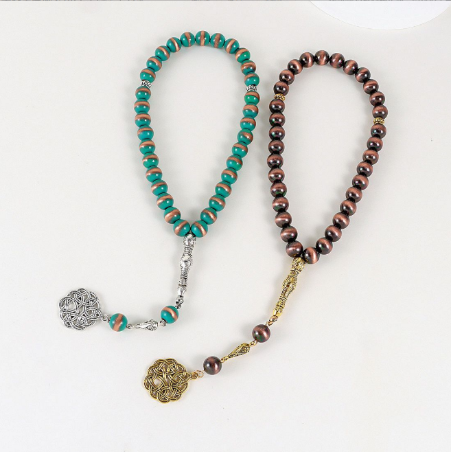 33 - bead Muslim rosary, Islamic Arabian bracelet