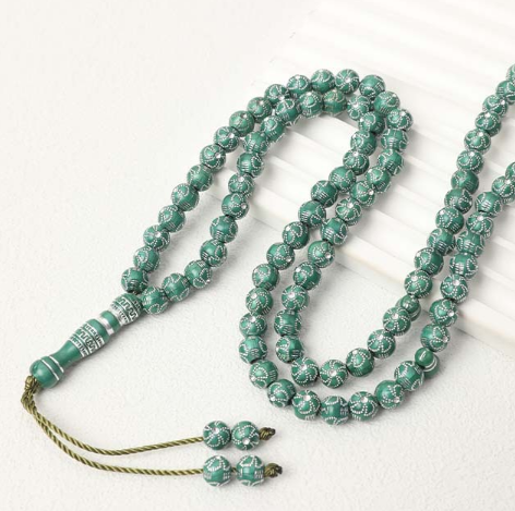 99 Beads 8mm Classic Acrylic Prayer Beads, Muslim Tasbeeh, Arabic Middle Eastern Prayer Tasbeeh Bracelet