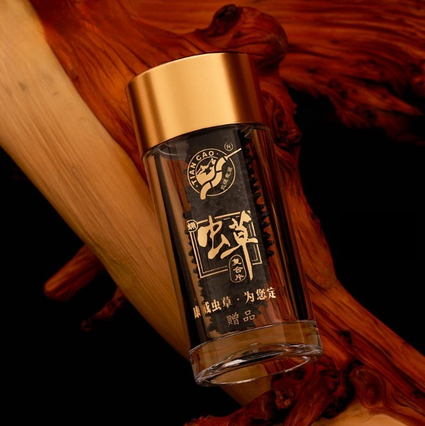 Saffron health product bottle