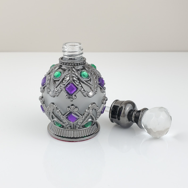 Dubai perfume bottle, same scent as Dior Sauvage, 15ml refilling bottle for perfume, Arabian essential oil glass bottle