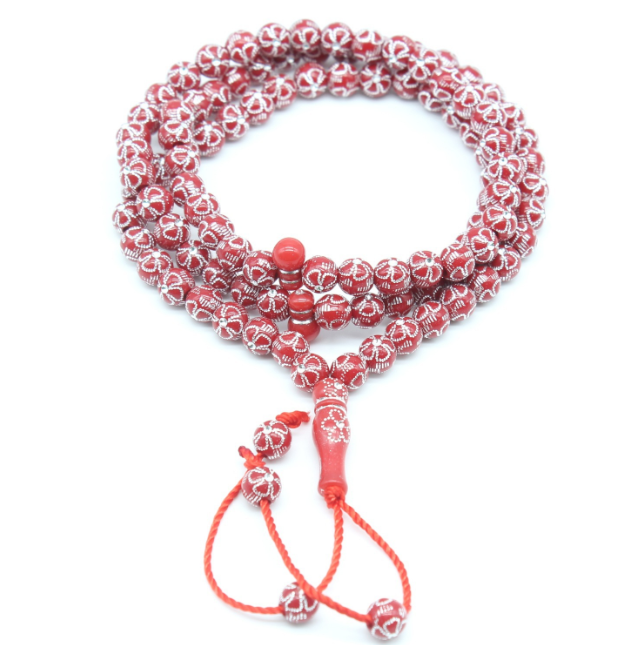 99 Beads 8mm Classic Acrylic Prayer Beads, Muslim Tasbeeh, Arabic Middle Eastern Prayer Tasbeeh Bracelet