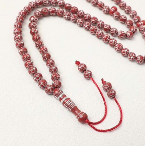 99 Beads 8mm Classic Acrylic Prayer Beads, Muslim Tasbeeh, Arabic Middle Eastern Prayer Tasbeeh Bracelet