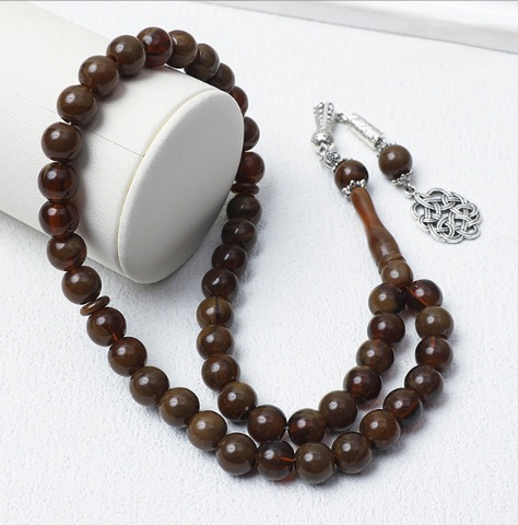 Bottom alloy prayer beads, Cook prayer beads, worship rosary, 45-bead string, Muslim prayer beads