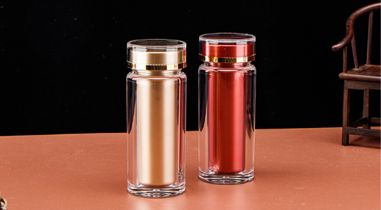 Food bottles, saffron and wolfberry capsule sealed jars with additional printed logo